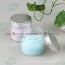 Transparent Pet Plastic Jar pour l&#39;emballage de crème pour les mains
